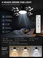 2-In-1  Fan Light