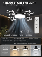 2-In-1  Fan Light